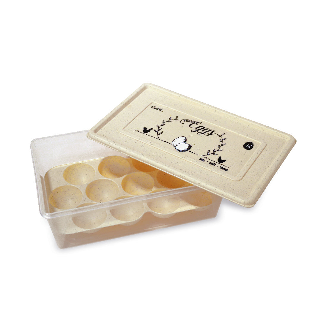 Caixa de transporte e conservação de 12 ovos | 239 x 147 x 85mmCaixa Ovos 12 | 239x147x85mm | Transporte e Proteção Segura