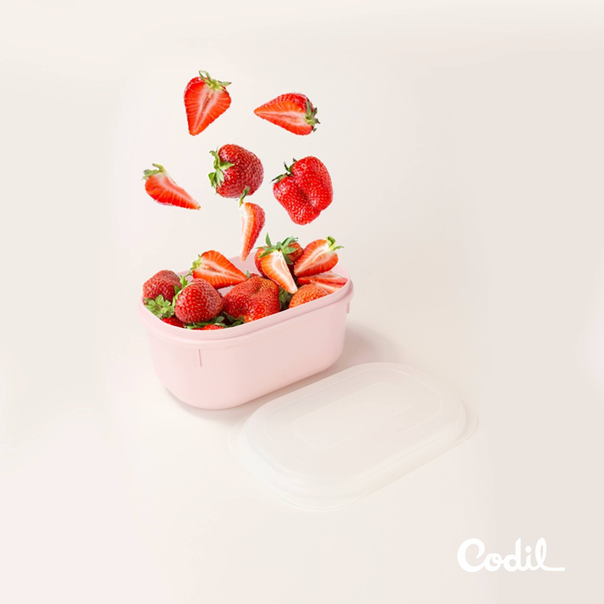 Caixa Oval Alimentos Colors | 1.3L ou 2.6L | Armazenamento Prático Formato Oval