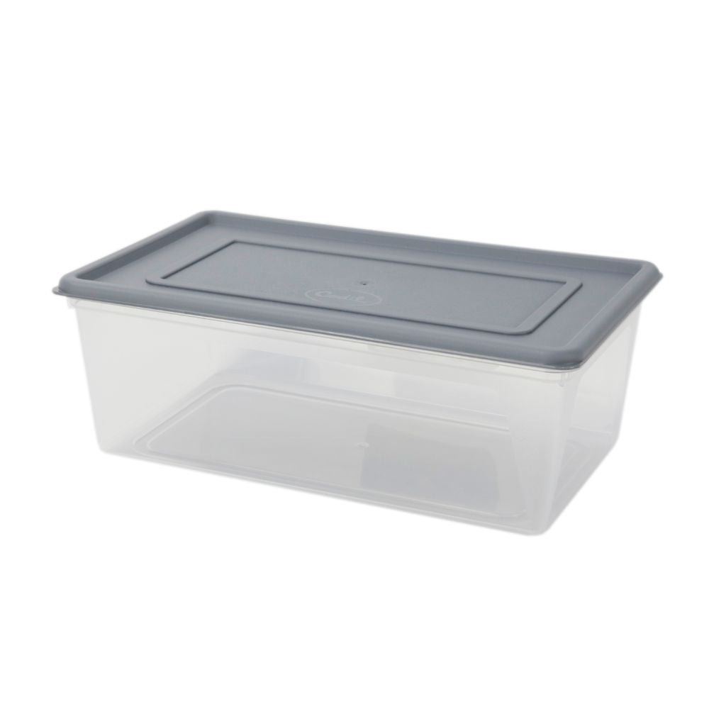 Caixa para alimentos Slabox | 2.1L | 239x147x85mm | Armazenamento Organizado e Empilhável