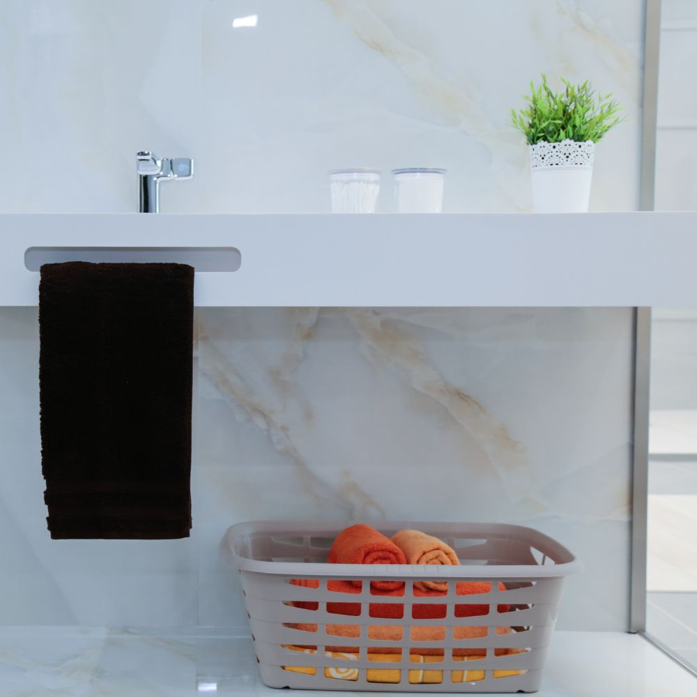 Cesto Alto Roupa Limpa BeClassic | 650 x 445 x 240mm | Organização e Transporte Fácil