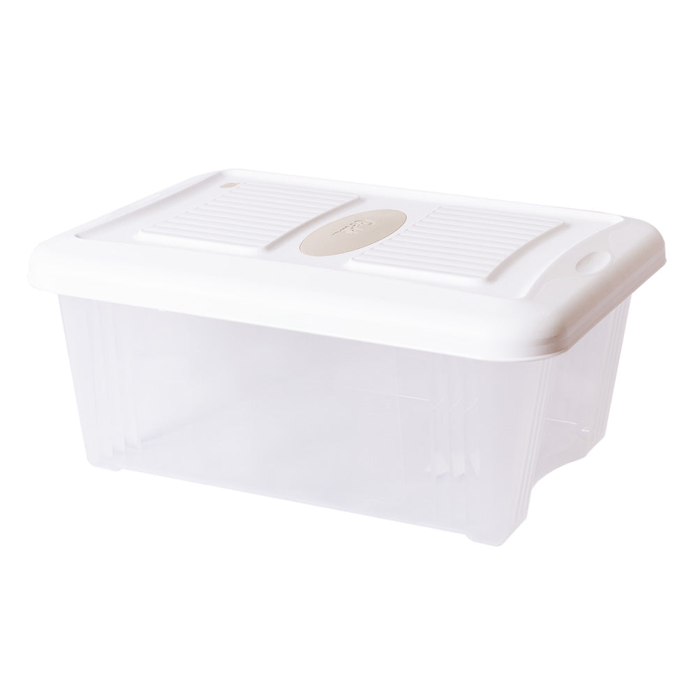 Caixa de Arrumação Pequena | 12L | 390x295x172mm | Organização Empilhável Versátil