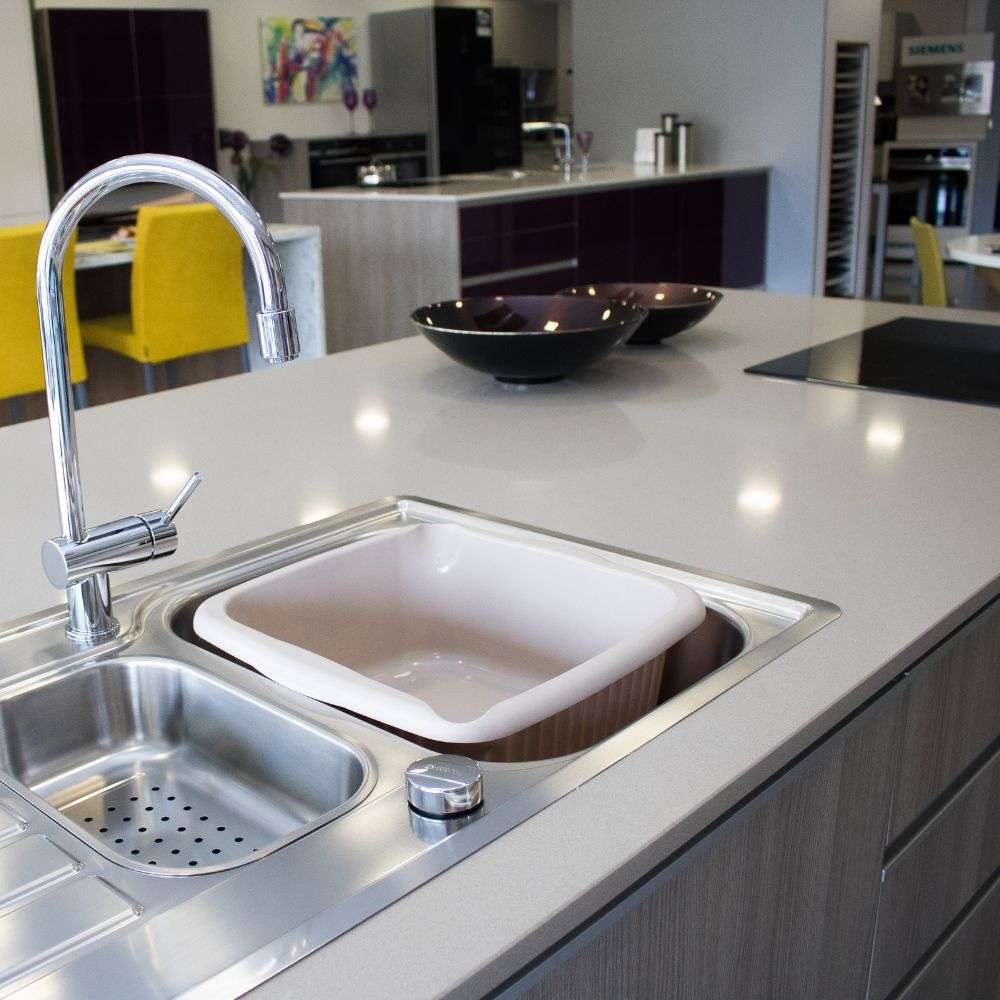 Bacia Quadrada BeClassic | 10L | 345x345x150mm | Uso Doméstico Otimização Espaço