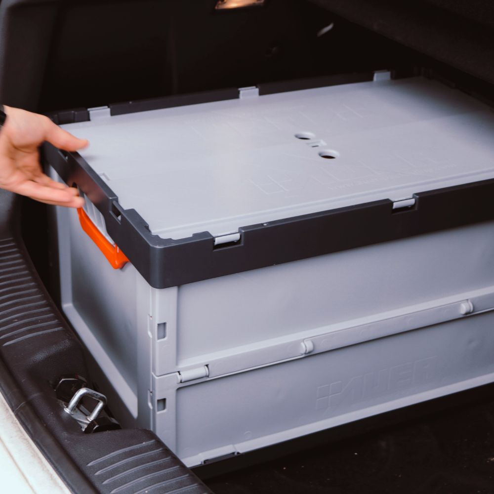 Caixa de Arrumação Rebatível | 67L | 60x40x32cm | Dobrável Poupa Espaço