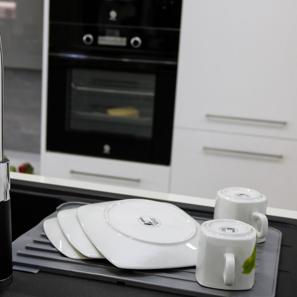 Tapete Escorredor Louça BeClassic | Drenagem Direta | Secagem Bancada Antiderrapante