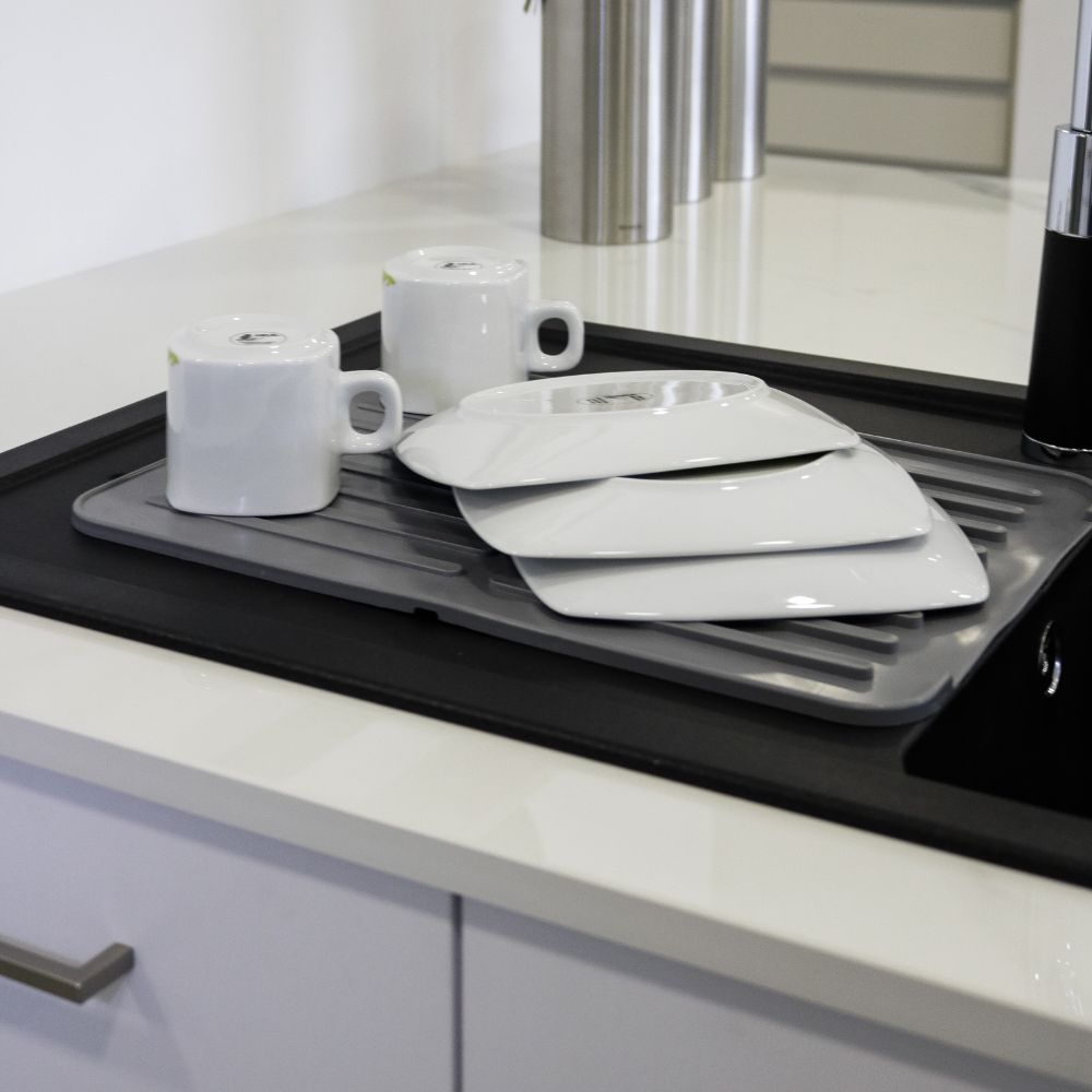 Tapete Escorredor Louça BeClassic | Drenagem Direta | Secagem Bancada Antiderrapante