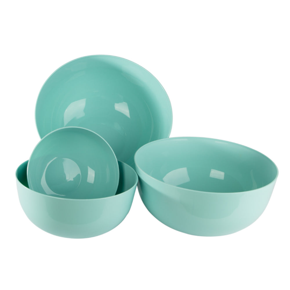 Saladeira Conjunto 4 Colors | 4 Tamanhos (1.5L-7L) | Ø175-290mm | Servir e Preparar Cozinha Versátil