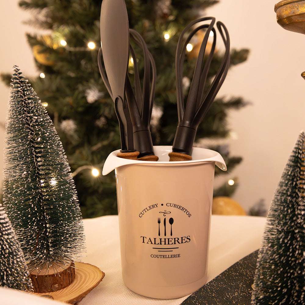 Escorredor Talheres BeClassic | 0.85L | Ø125x132mm | Organização Duradoura Bancada