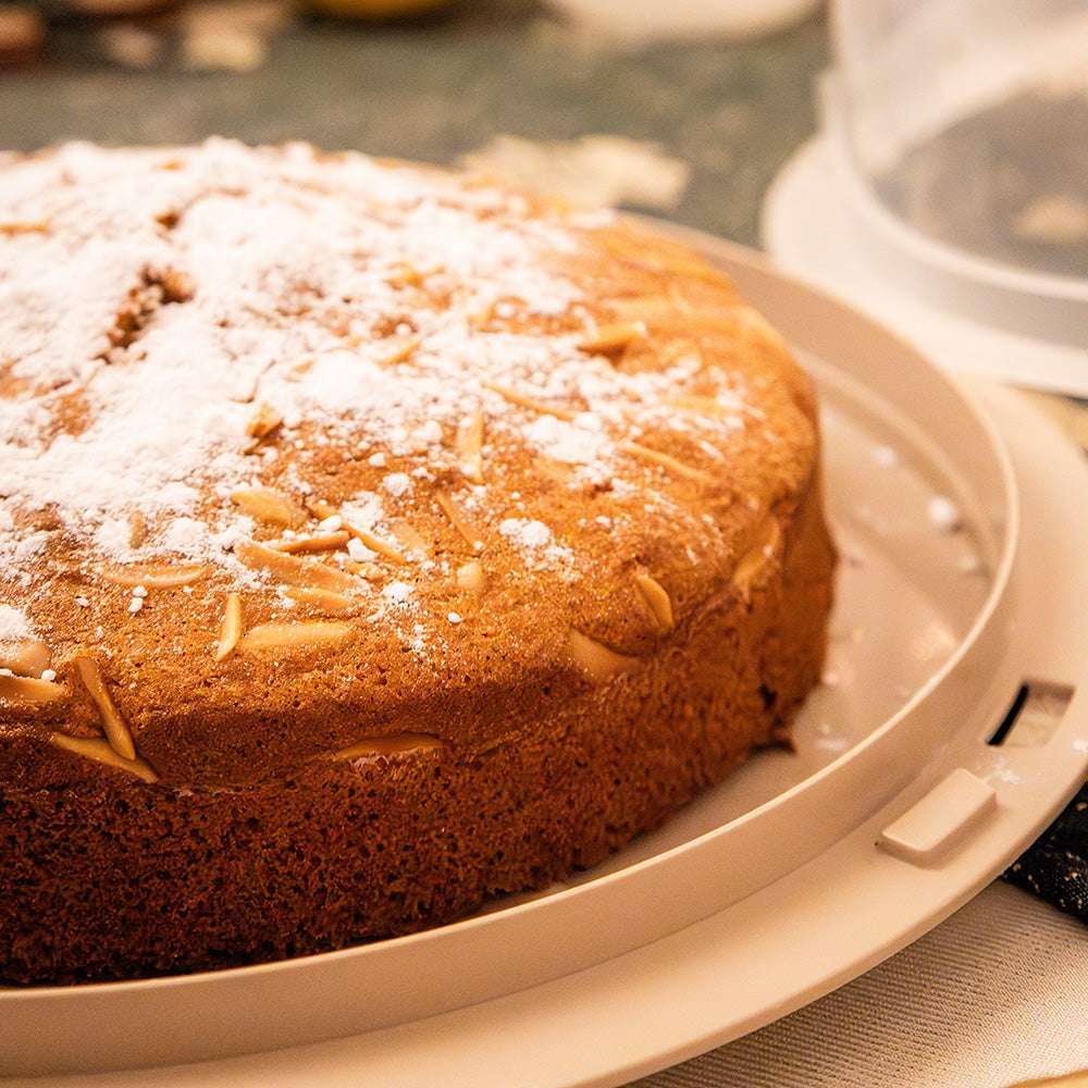 Porta Bolos BeClassic | Ø350x135mm | Base Reversível Transporte Bolos Tartes