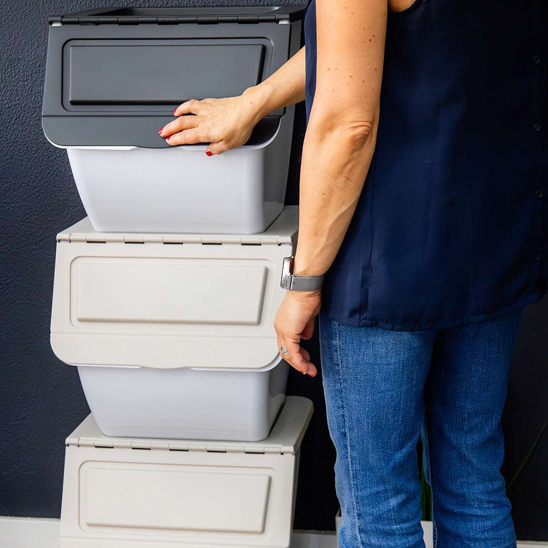 Contentor Empilhável 36L | 36L de Organização e Praticidade