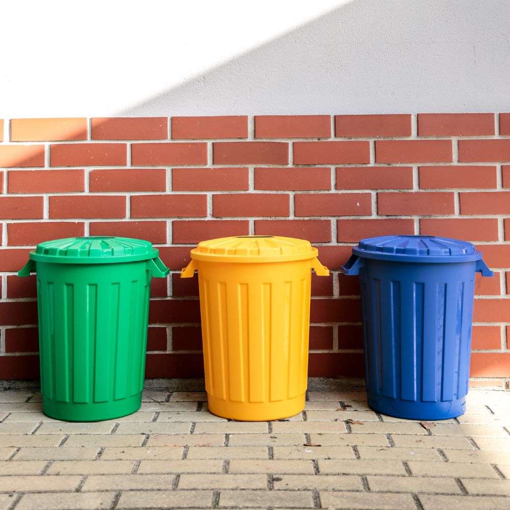 Ecoponto BBC ECO | 30L | Ø358x470mm | Cor Reciclagem Individual Separação Resíduos