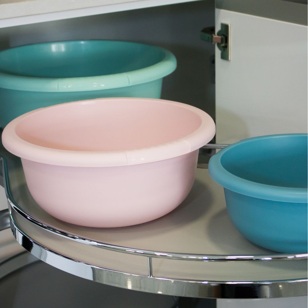 Bacia Redonda Colors | 2.5L, 4.5L ou 8L | Ø240-340mm | Uso Doméstico Versátil Colorido