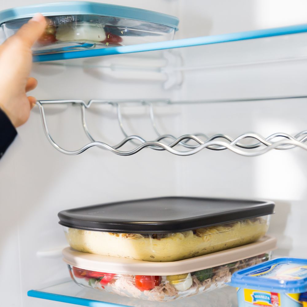 Recipiente Vidro Retangular Alimentos | 0.8L & 1.7L | Forno Microondas Congelador | Qualidade Borosilicato