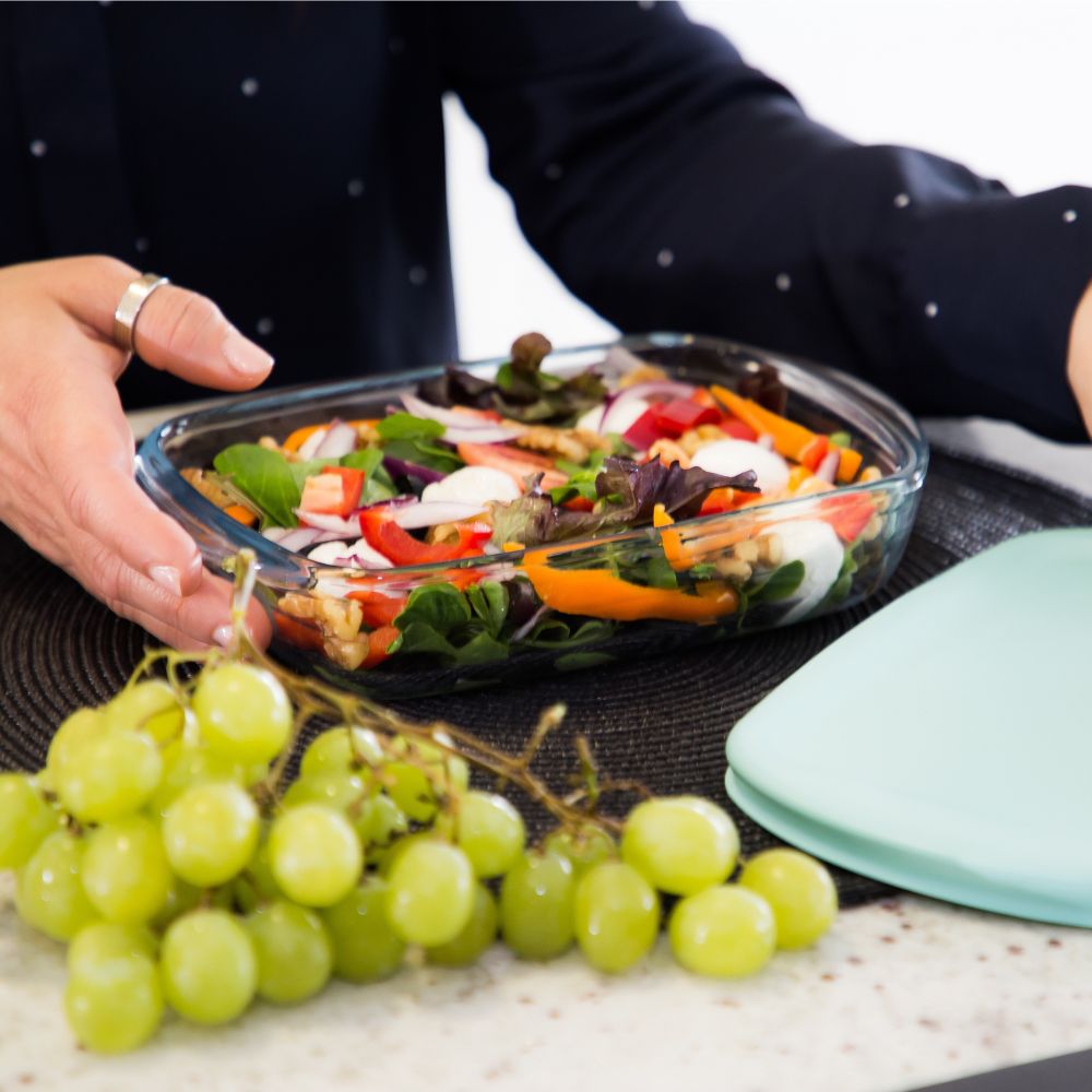 Recipiente Vidro Retangular Alimentos | 0.8L & 1.7L | Forno Microondas Congelador | Qualidade Borosilicato