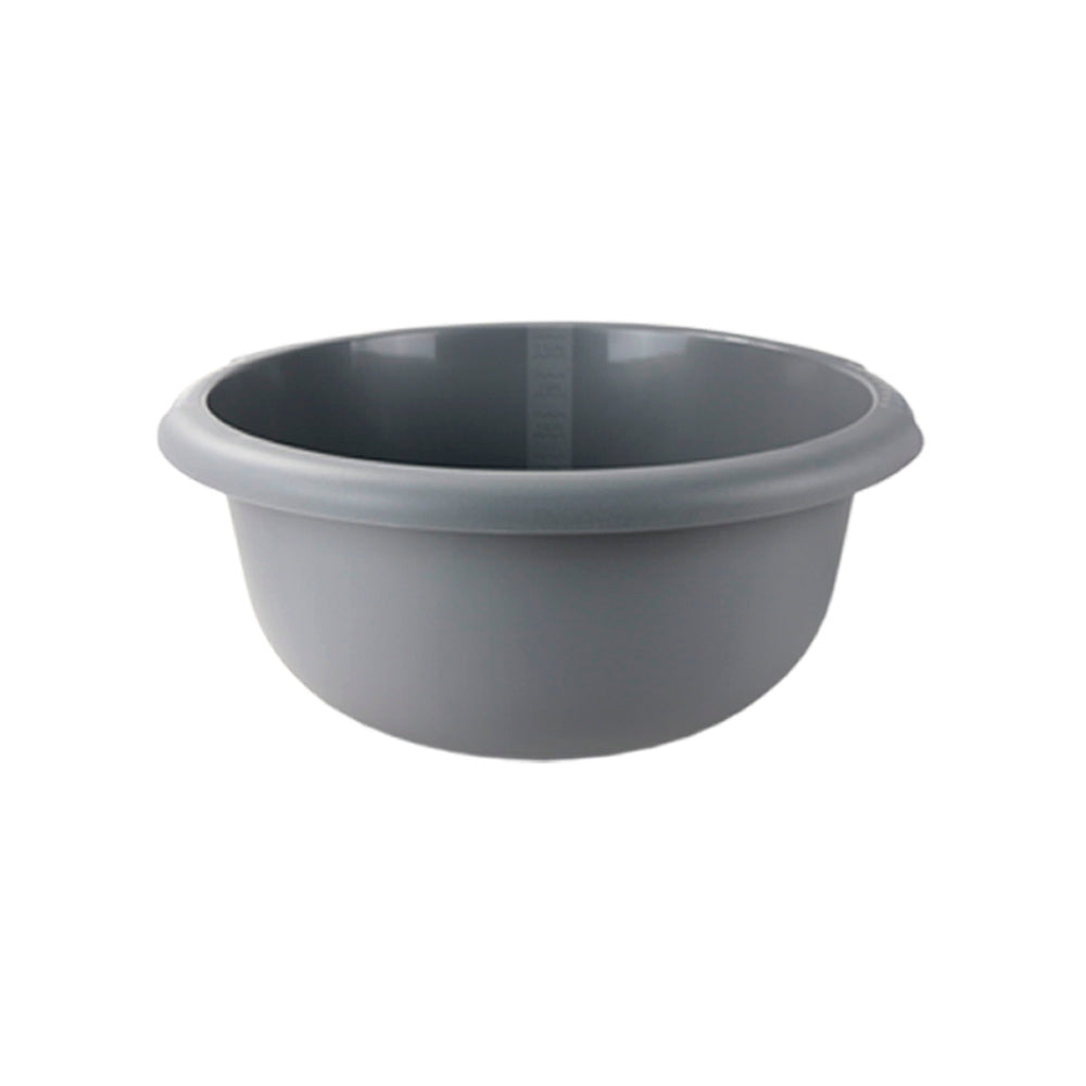 bacia cinzenta com 400mm, em fundo branco