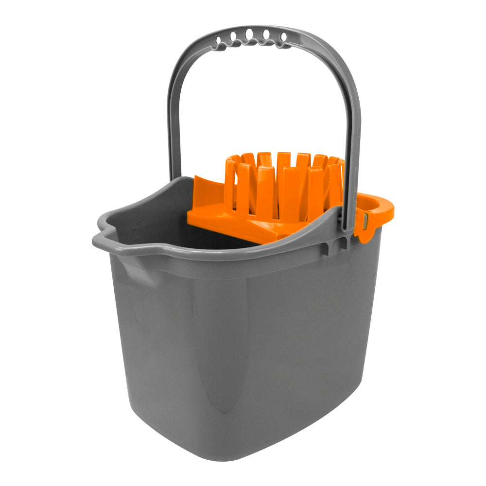 Balde Com Espremedor de Esfregona | 15L | Limpeza Eficiente e Menos Esforço