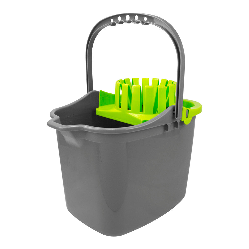 Balde Com Espremedor de Esfregona | 15L | Limpeza Eficiente e Menos Esforço