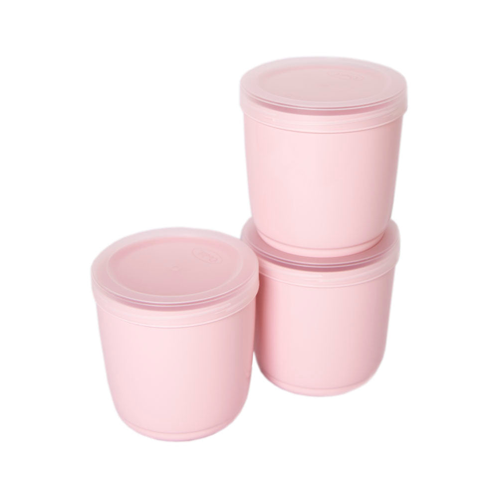 Conjunto de 3 caixas Snacks Com Tampa de Rosca | 1L ou 1,7L