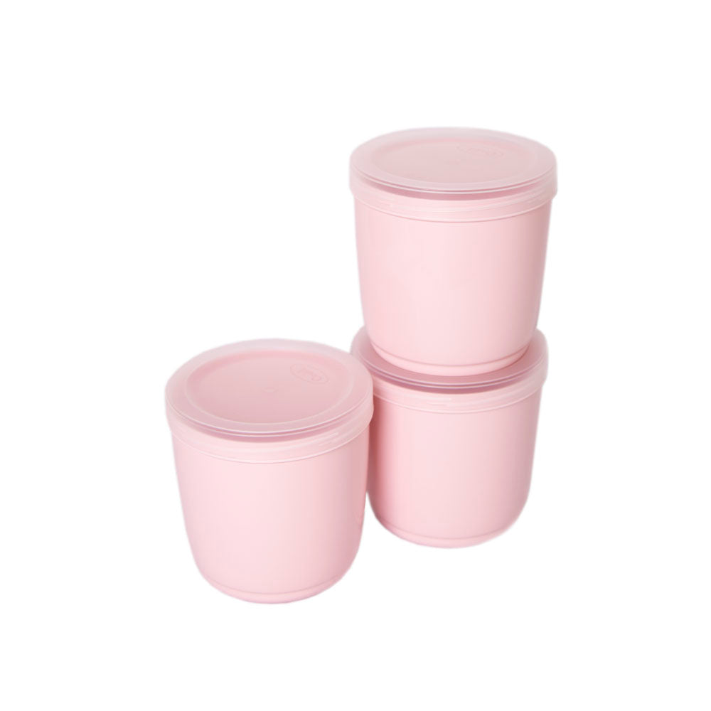 Conjunto de 3 caixas Snacks Com Tampa de Rosca | 1L ou 1,7L