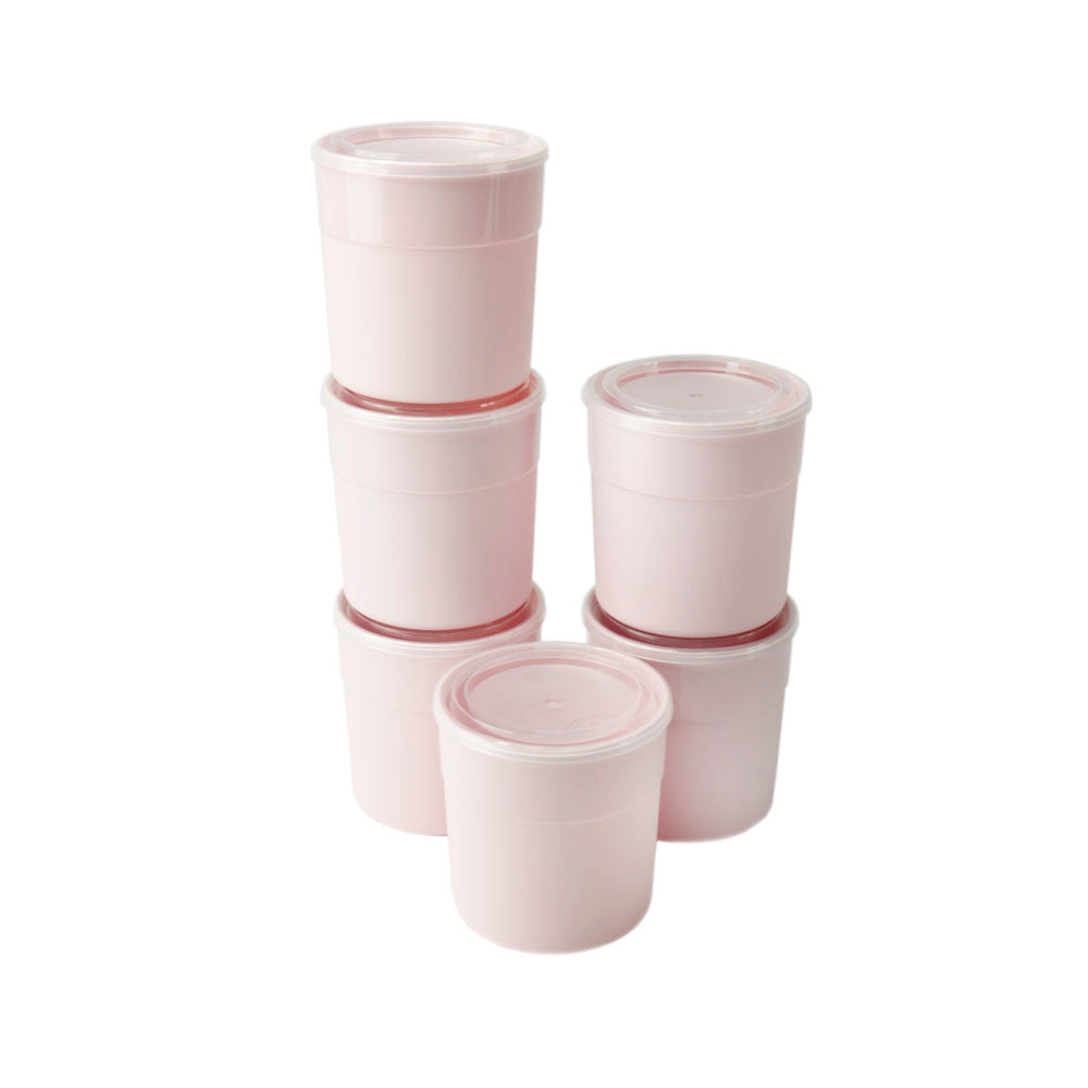 Copo Snacks com Tampa Conjunto de 6 | 0.28L | Ø72x82mm | Lanches Herméticos Portáteis