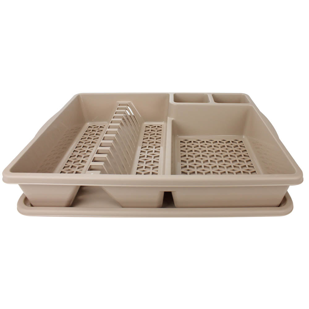 Escorredor de Louça Com Tabuleiro | 12 Pratos | 475x380x90mm | Organização e Secagem Cozinha