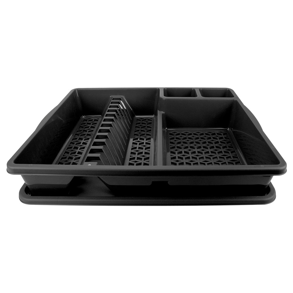 Escorredor de Louça Com Tabuleiro | 12 Pratos | 475x380x90mm | Organização e Secagem Cozinha