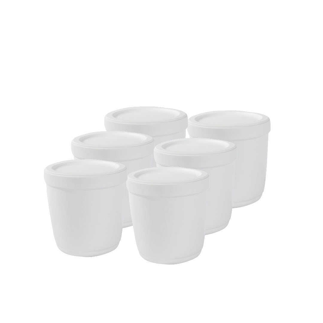 Conjunto 6 Caixas Snacks BeClassic | 0.5L | 95 x 96mm | Tampa de Rosca Hermética