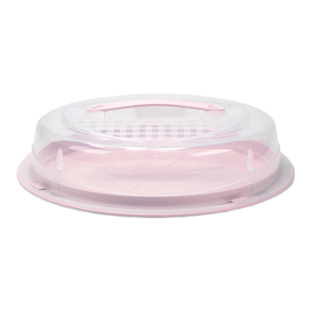 Porta Bolos Colors | Ø350 x 90mm | Base Reversível e Transporte Seguro com Travas