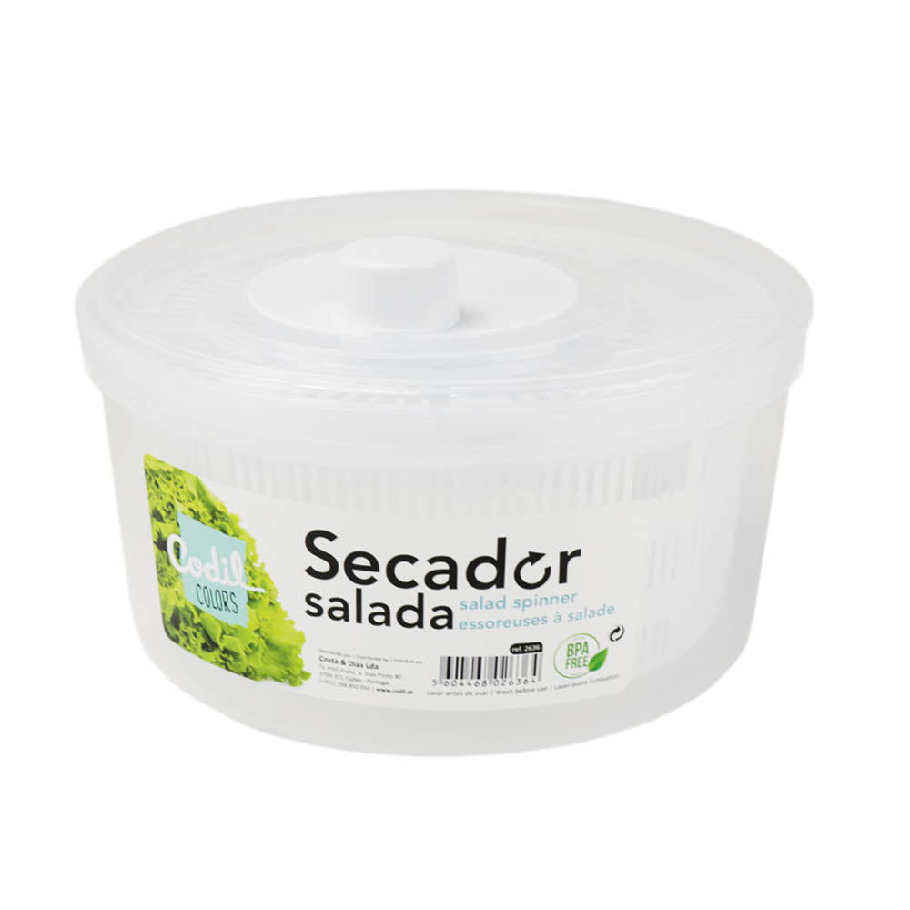 Centrifugador Salada BeClassic | 5L | Ø250 x 161mm | Secagem Rápida e Multiusos 3-em-1