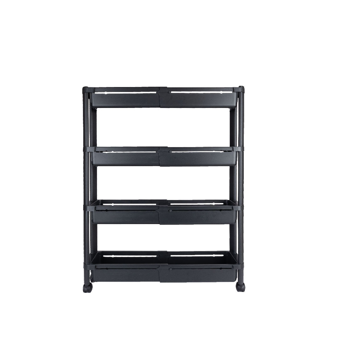 Snap&Stack Carrinho Modular | Extensível 375-600mm | Armazenamento Vertical Adaptável