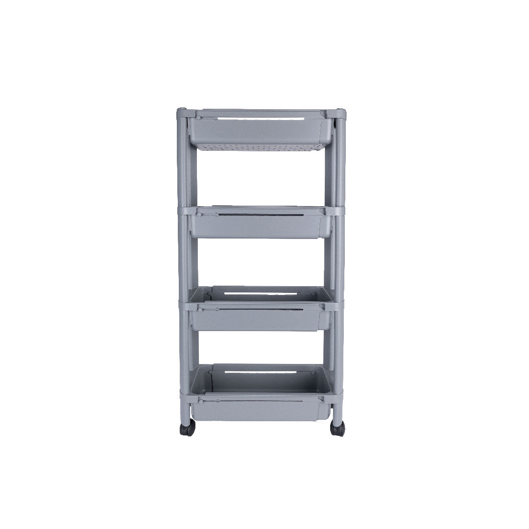 Snap&Stack Carrinho Modular | Extensível 375-600mm | Armazenamento Vertical Adaptável