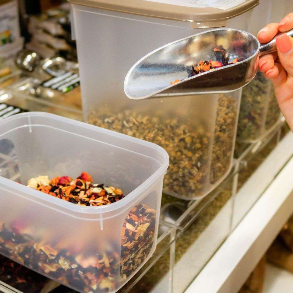 Conjunto 2 Caixas Alimentos c/ Dispensador | 1.7L + 3.4L | Conservação Secos Fácil