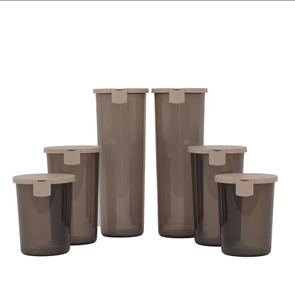 Conjunto de 6 Recipientes Herméticos com Tampa Doseadora | 0.85L + 1.1L + 1.8L | Sistema Modular | Mantém os Alimentos Frescos e Organizados