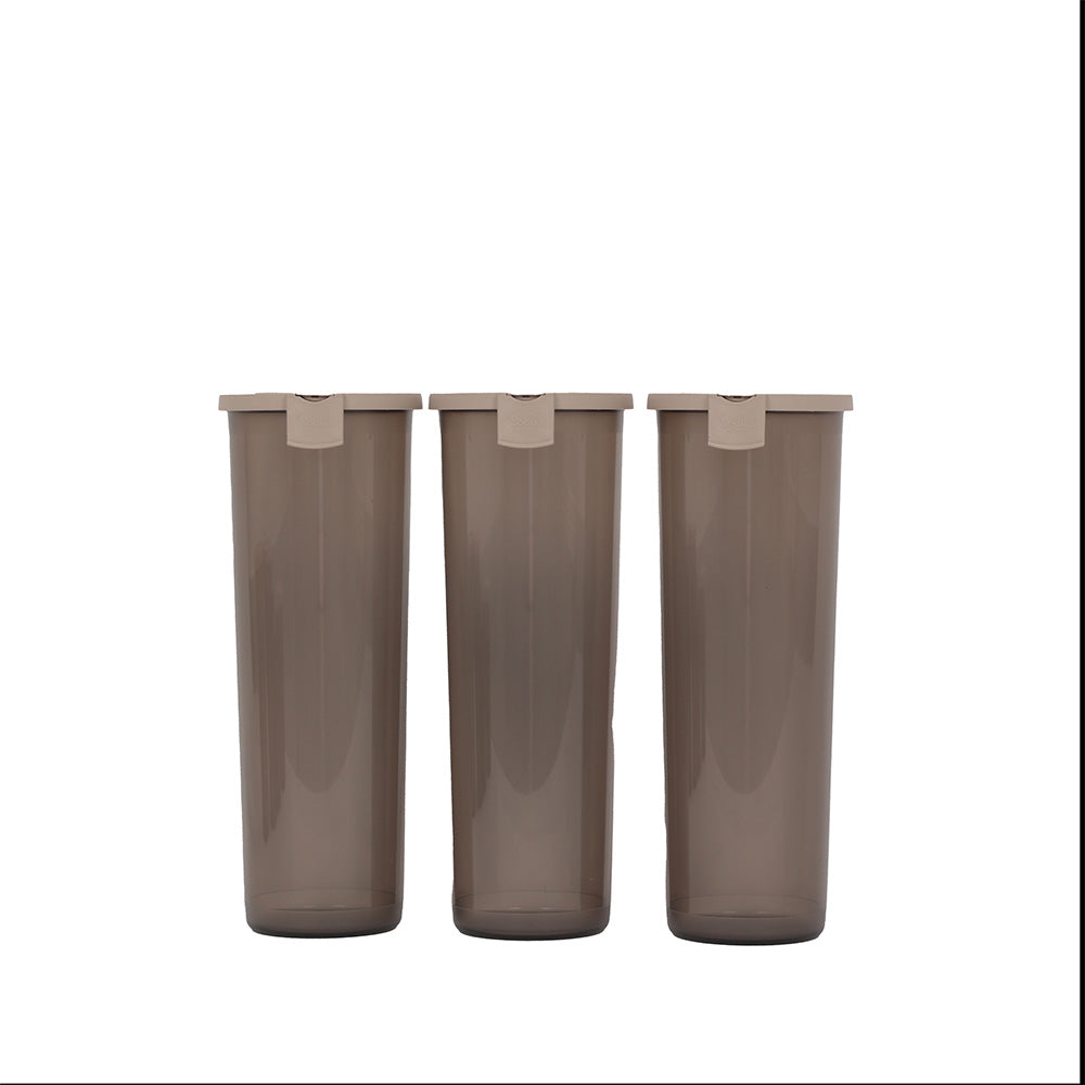 Conjunto de 3 Recipientes Herméticos com Tampa Doseadora | Sistema Modular | Conservação Prática e Eficiente