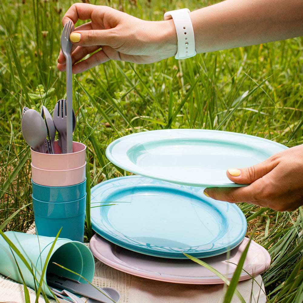 Conjunto Picnic 19 Peças | Completo para 6 Pessoas | Refeições ao Ar Livre