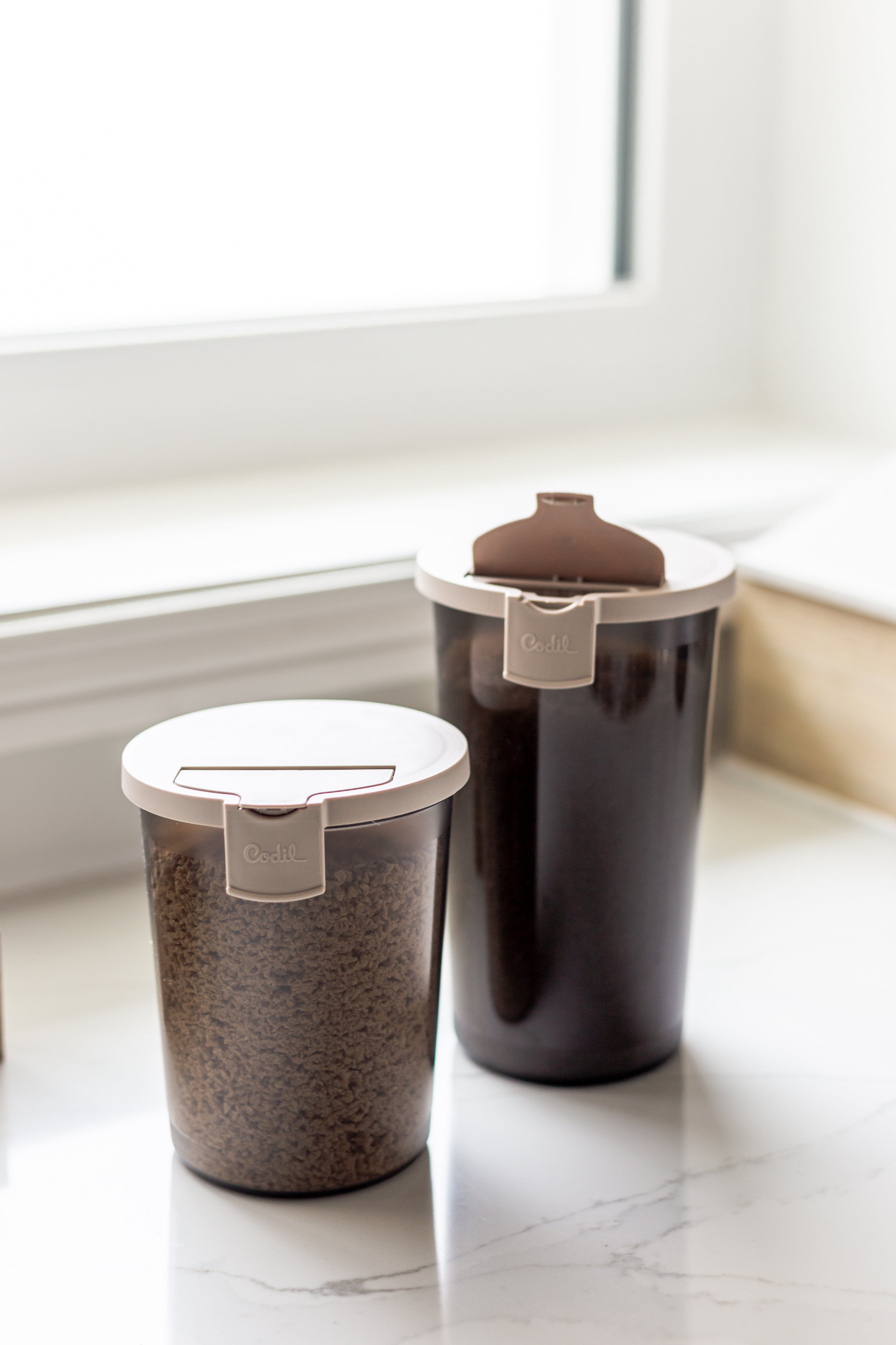 Conjunto de 6 Recipientes Herméticos com Tampa Doseadora | 0.85L + 1.1L + 1.8L | Sistema Modular | Mantém os Alimentos Frescos e Organizados