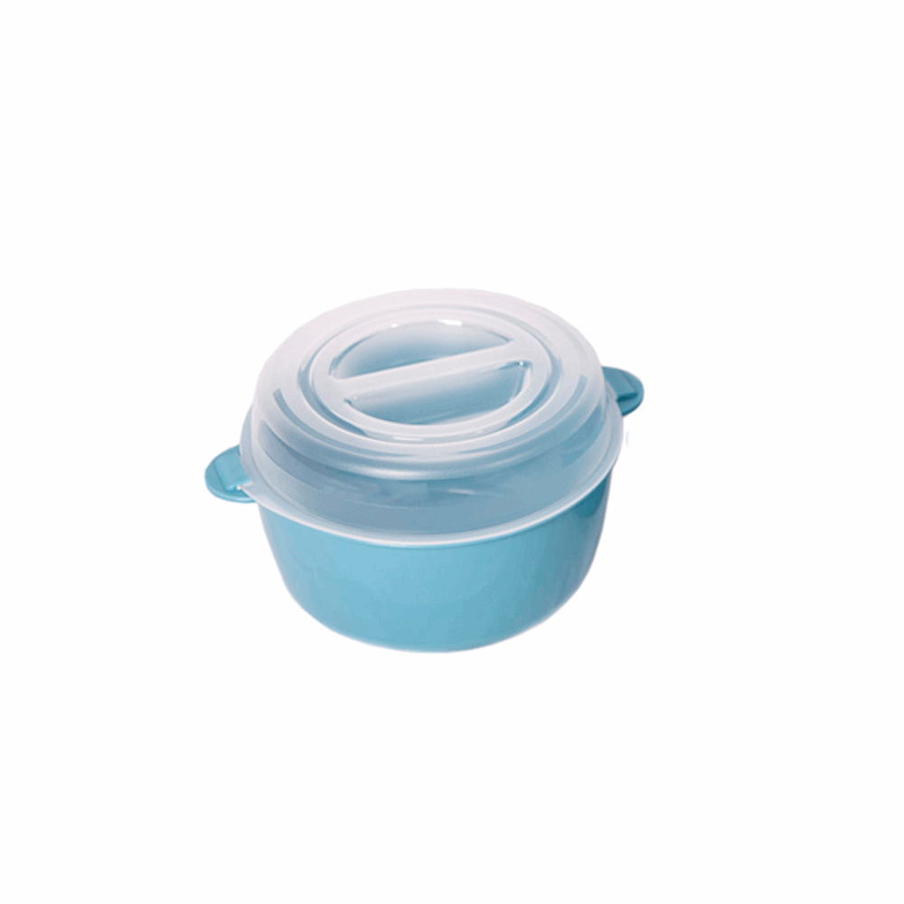 Caixa Alimentos Redonda Média Colors | 2.4L | Ø206 x 132mm | Organização com Cor