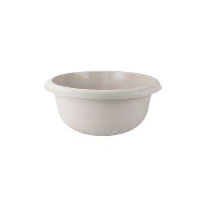 bacia branca com 340mm de diametro, em fundo branco