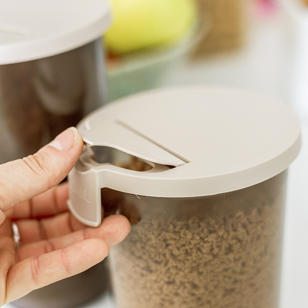 Conjunto de recipientes herméticos com tampa doseadora | 0.85L + 1.1L + 1.8L | Sistema modular, evita desperdícios e mantém os alimentos frescos