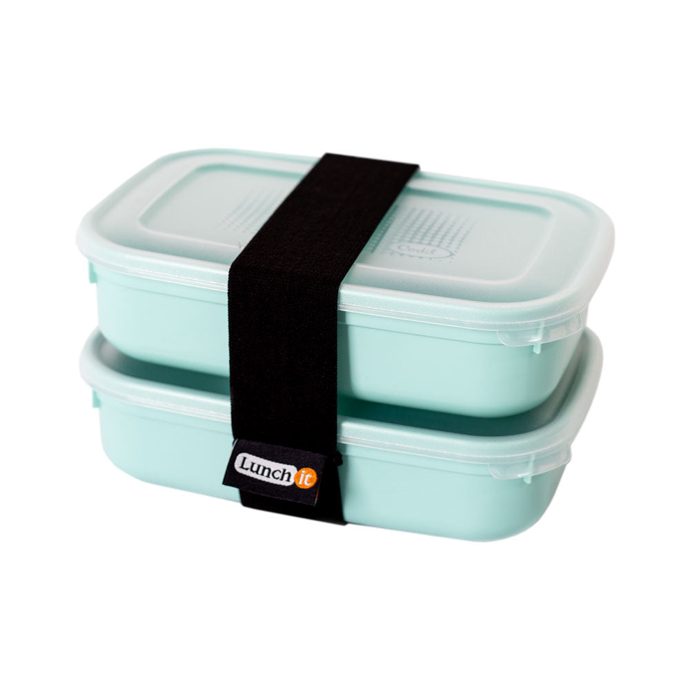 Marmita Dupla Colors com Elástico | 2 x 0.8L | 188x124x53mm | Transpor ...